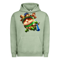 Pigment Oil Green league of legends teemo Urban Hoodie - linhVisuals
