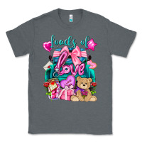 Charcoal Heather Loads of love truck Valentine's Day Classic Tee - HowdyJamesFarm