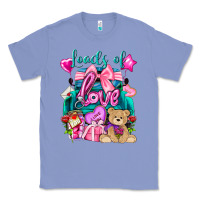 Colony Blue Loads of love truck Valentine's Day Classic Tee - HowdyJamesFarm