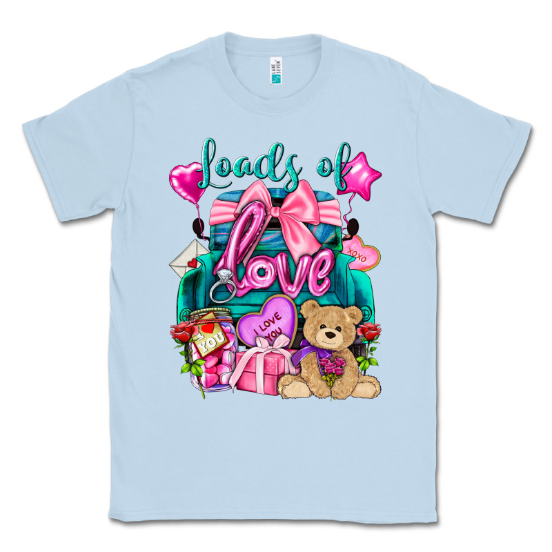 Loads Of Love Truck Valentine's Day Classic Tee by HowdyJamesFarm | Teevron