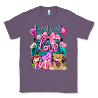 Lavender Loads of love truck Valentine's Day Classic Tee - HowdyJamesFarm