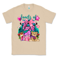 Mushroom Loads of love truck Valentine's Day Classic Tee - HowdyJamesFarm