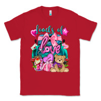Red Loads of love truck Valentine's Day Classic Tee - HowdyJamesFarm