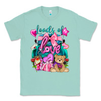 Seafoam Loads of love truck Valentine's Day Classic Tee - HowdyJamesFarm