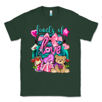 Sports Green Loads of love truck Valentine's Day Classic Tee - HowdyJamesFarm
