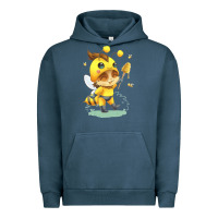 Pigment Midnight Navy league of legends beemo Urban Hoodie - linhVisuals