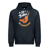 Navy snowboard t  shirt snowboarding i snowboarder i winter sports t  shirt Urban Hoodie - linhVisuals