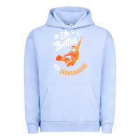 Pigment Grape Ice snowboard t  shirt snowboarding i snowboarder i winter sports t  shirt Urban Hoodie - linhVisuals