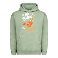 Pigment Oil Green snowboard t  shirt snowboarding i snowboarder i winter sports t  shirt Urban Hoodie - linhVisuals