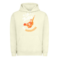 Pigment Pistachio snowboard t  shirt snowboarding i snowboarder i winter sports t  shirt Urban Hoodie - linhVisuals