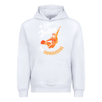 White snowboard t  shirt snowboarding i snowboarder i winter sports t  shirt Urban Hoodie - linhVisuals