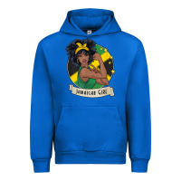 Cobalt jamaican black woman t shirt jamaica afro girl pride Urban Hoodie - linhVisuals