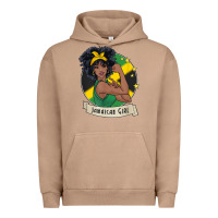 Pigment Burro jamaican black woman t shirt jamaica afro girl pride Urban Hoodie - linhVisuals