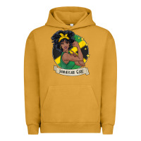Pigment Peanut Butter jamaican black woman t shirt jamaica afro girl pride Urban Hoodie - linhVisuals