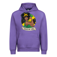 Tulip jamaican black woman t shirt jamaica afro girl pride Urban Hoodie - linhVisuals