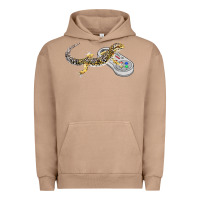 Pigment Burro leopard gecko playing video game lizard & reptiles gamers t shirt Urban Hoodie - linhVisuals