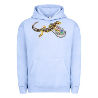 Pigment Grape Ice leopard gecko playing video game lizard & reptiles gamers t shirt Urban Hoodie - linhVisuals