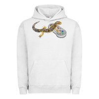 Pigment Lunar Rock leopard gecko playing video game lizard & reptiles gamers t shirt Urban Hoodie - linhVisuals