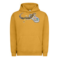 Pigment Peanut Butter leopard gecko playing video game lizard & reptiles gamers t shirt Urban Hoodie - linhVisuals