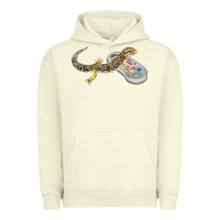 Pigment Pistachio leopard gecko playing video game lizard & reptiles gamers t shirt Urban Hoodie - linhVisuals
