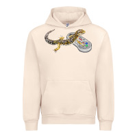 Sandshell leopard gecko playing video game lizard & reptiles gamers t shirt Urban Hoodie - linhVisuals