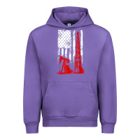 Tulip oilfield shirt   us flag oil rig shirt Urban Hoodie - linhVisuals
