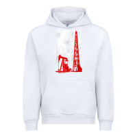 White oilfield shirt   us flag oil rig shirt Urban Hoodie - linhVisuals