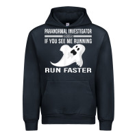 Navy paranormal investigator ghost hunting t shirt Urban Hoodie - linhVisuals