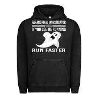 Pigment Black paranormal investigator ghost hunting t shirt Urban Hoodie - linhVisuals