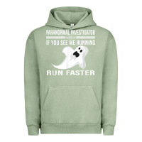 Pigment Oil Green paranormal investigator ghost hunting t shirt Urban Hoodie - linhVisuals