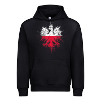 Black polish eagle  polish pride  polish flag  polish t shirt Urban Hoodie - linhVisuals