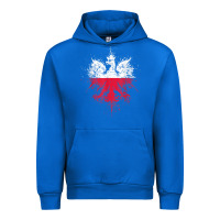 Cobalt polish eagle  polish pride  polish flag  polish t shirt Urban Hoodie - linhVisuals