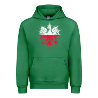 Emerald polish eagle  polish pride  polish flag  polish t shirt Urban Hoodie - linhVisuals
