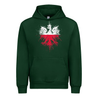 Forest Green polish eagle  polish pride  polish flag  polish t shirt Urban Hoodie - linhVisuals