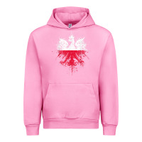 Fuchsia Pink polish eagle  polish pride  polish flag  polish t shirt Urban Hoodie - linhVisuals
