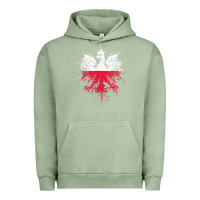 Pigment Oil Green polish eagle  polish pride  polish flag  polish t shirt Urban Hoodie - linhVisuals