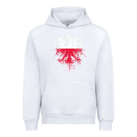 White polish eagle  polish pride  polish flag  polish t shirt Urban Hoodie - linhVisuals
