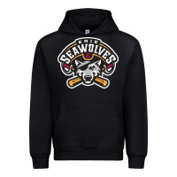 Black sport american Urban Hoodie - linhVisuals