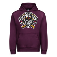 Mauve Wine sport american Urban Hoodie - linhVisuals