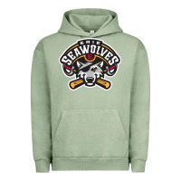 Pigment Oil Green sport american Urban Hoodie - linhVisuals