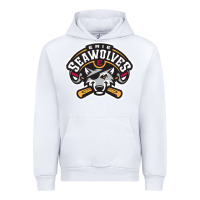 White sport american Urban Hoodie - linhVisuals