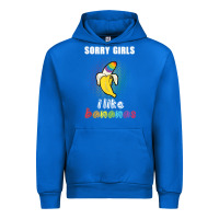 Cobalt mens sorry girl i like bananas funny lgbt gay pride tshirt gifts Urban Hoodie - linhVisuals