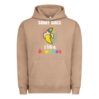 Pigment Burro mens sorry girl i like bananas funny lgbt gay pride tshirt gifts Urban Hoodie - linhVisuals
