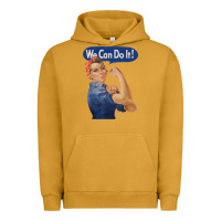 Pigment Peanut Butter rosie the riveter shirt we can do it feminist retro t shirt Urban Hoodie - linhVisuals