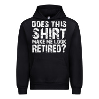 Black retirement gifts for men funny retirement shirt for party Urban Hoodie - linhVisuals