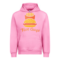Fuchsia Pink five guys Urban Hoodie - linhVisuals