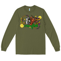 Army Green mardi gras love crawfish Long Sleeve Tee - FaDigitalArtStudio