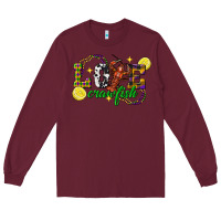 Burgundy mardi gras love crawfish Long Sleeve Tee - FaDigitalArtStudio