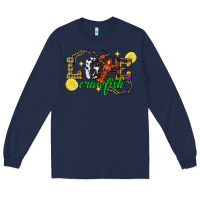 Navy mardi gras love crawfish Long Sleeve Tee - FaDigitalArtStudio