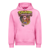 Fuchsia Pink crash bandicoot 1966 Urban Hoodie - linhVisuals